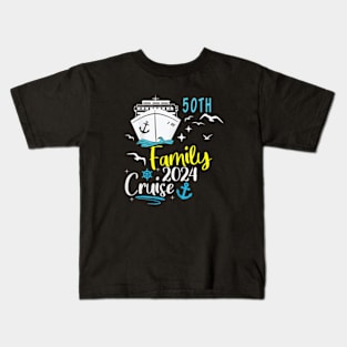 family cruise trip 2024 Kids T-Shirt